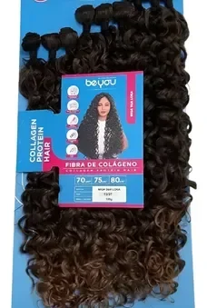 Cabelo Fibra De Colágeno Be.you Miga Sua Loka 320g