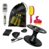 Escova De Cabelo Kit Salao Vazadas Com Acessorios Review