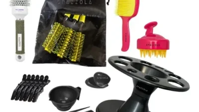 Escova De Cabelo Kit Salao Vazadas Com Acessorios Review