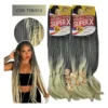 Kit 2 Pacotes Cabelo Jumbo Super X Box Braid 400g + Anéis Cor Ombre Hair Loiro T1b/613 Review